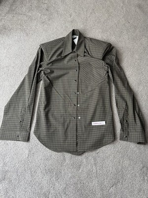 H&M Edition Dark Green Shoulder Pad Shirt SS25 Size Med  | eBay UK | eBay UK