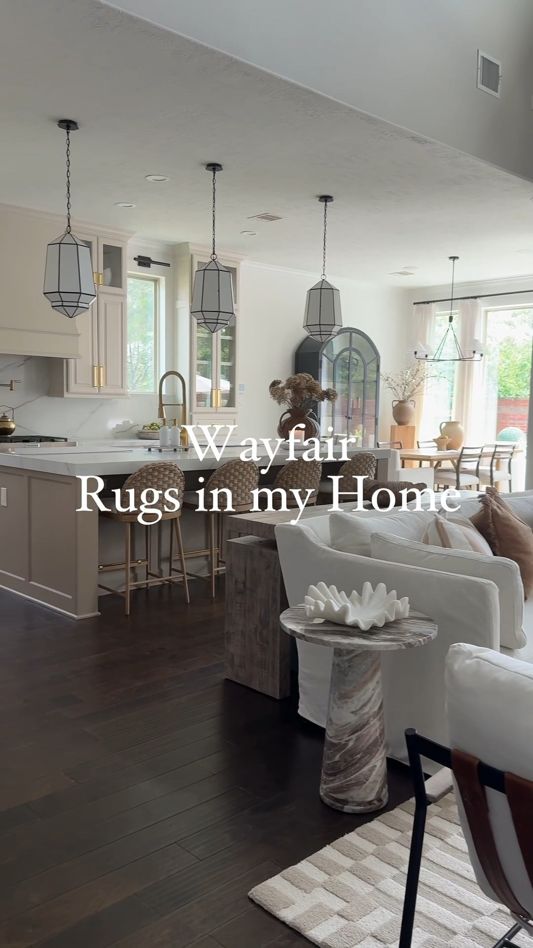 Answering an FAQ: One of my most asked questions: where are your rugs from? 🤎 Almost all of them are from Wayfair! I love the texture, the tones, and how they pull each space together. Rounding up my favorites and linking them all for you. 

#LTKFindsUnder100

#LTKHome #LTKSeasonal #LTKstorytime