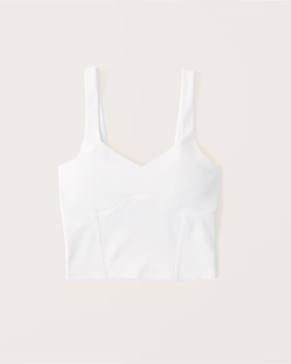 Double-Layered Seamless Fabric Corset Tank | Abercrombie & Fitch (US)