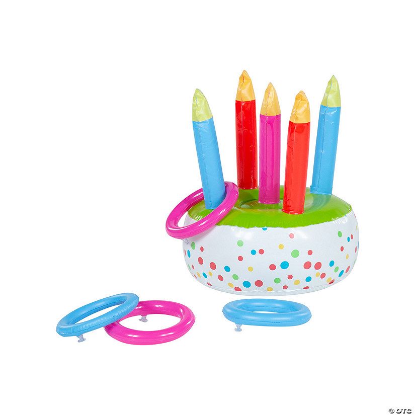 Inflatable Cake Ring Toss Game | Oriental Trading Company
