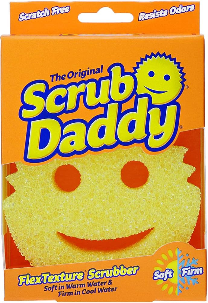 The Original Scrub Daddy - FlexTexture Sponge, Soft in Warm Water, Firm in Cold, Deep Cleaning, D... | Amazon (US)