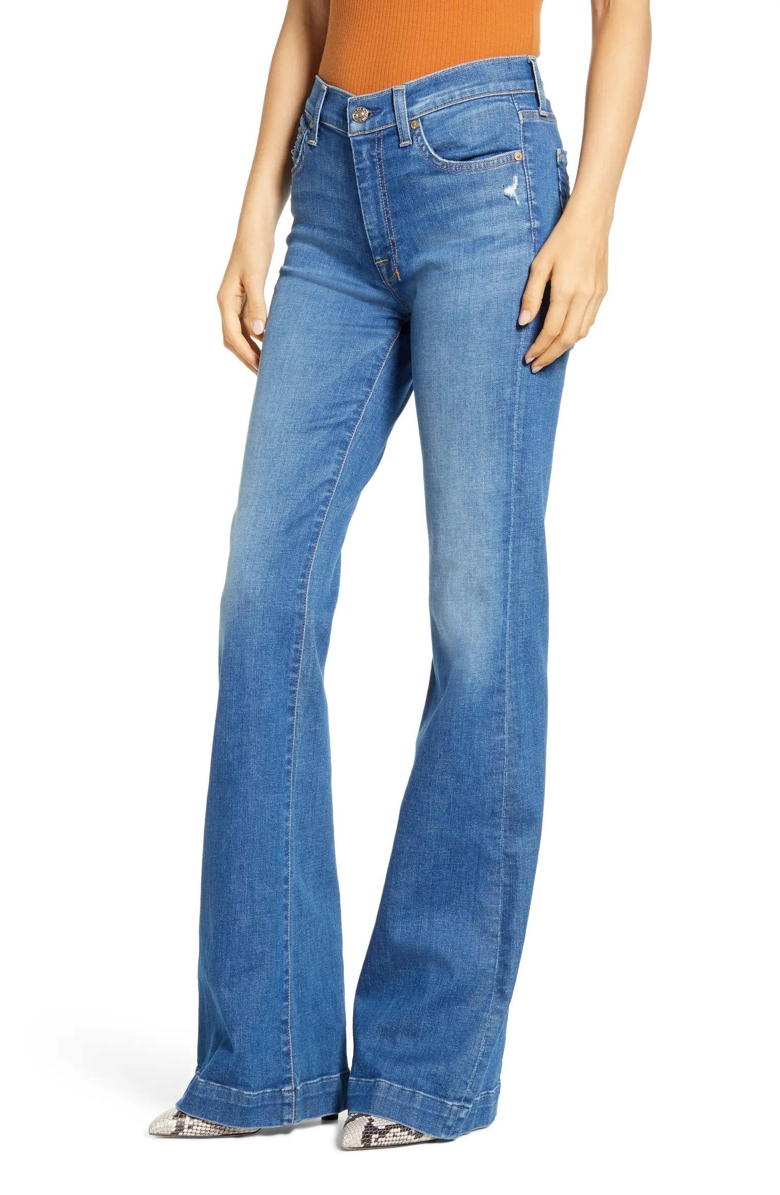 Dojo High Waist Flare Jeans | Nordstrom