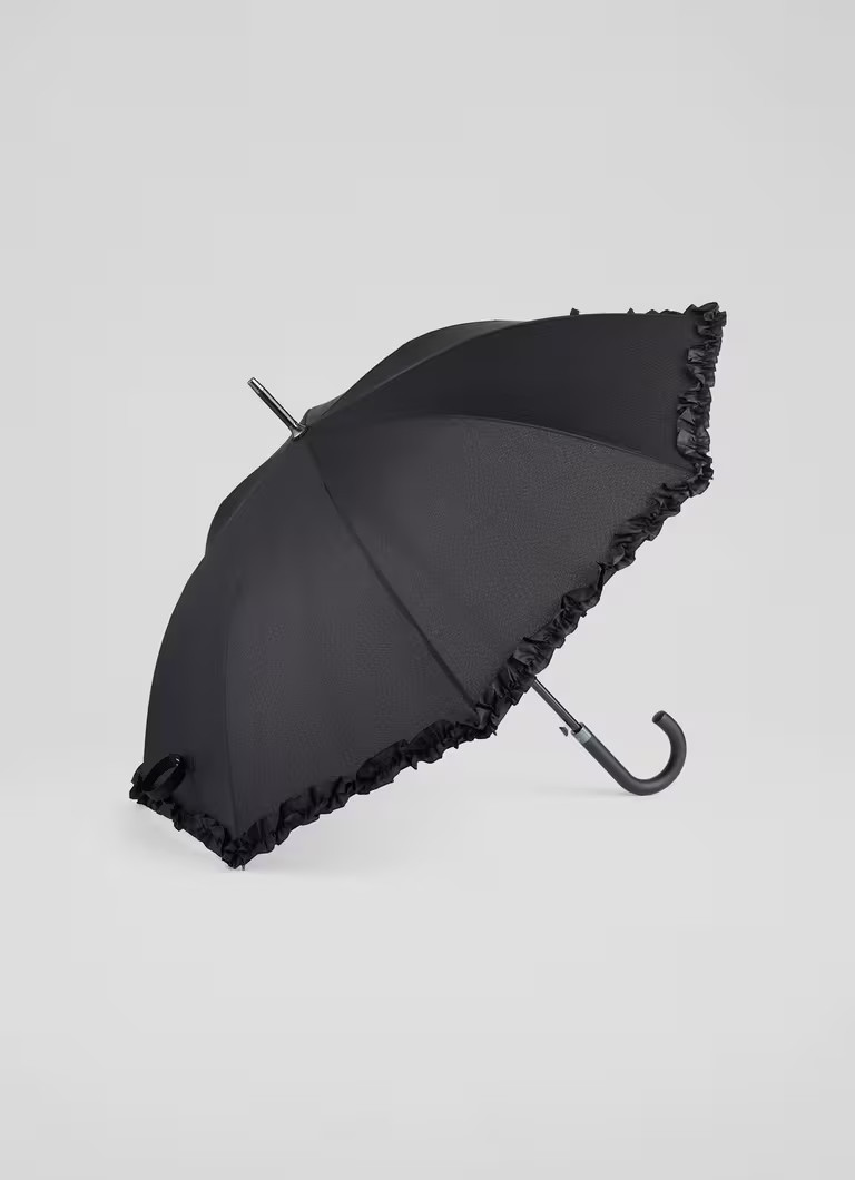Lulu Plain Black Walker Umbrella | L.K. Bennett (UK)