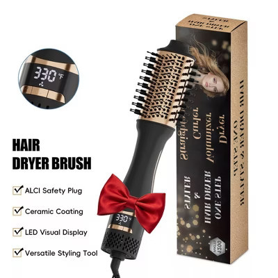 NICEBAY Hair Dryer Brush, Blow Dryer Brush with Display Screen, One Step Hot Air Brush for Hair Drying, Styling and Volumizing | Target