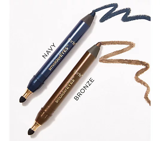 tarte smolderEYES Amazonian Clay Smudge Eyeliner Duo | QVC
