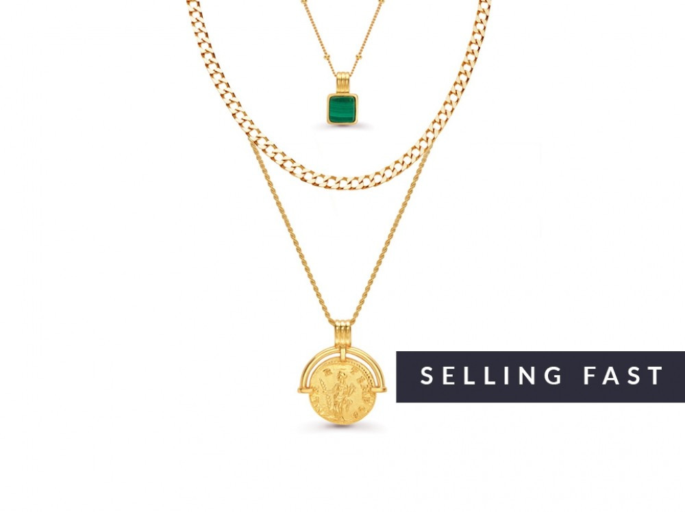 Gold Roman Coin Necklace Set | Missoma