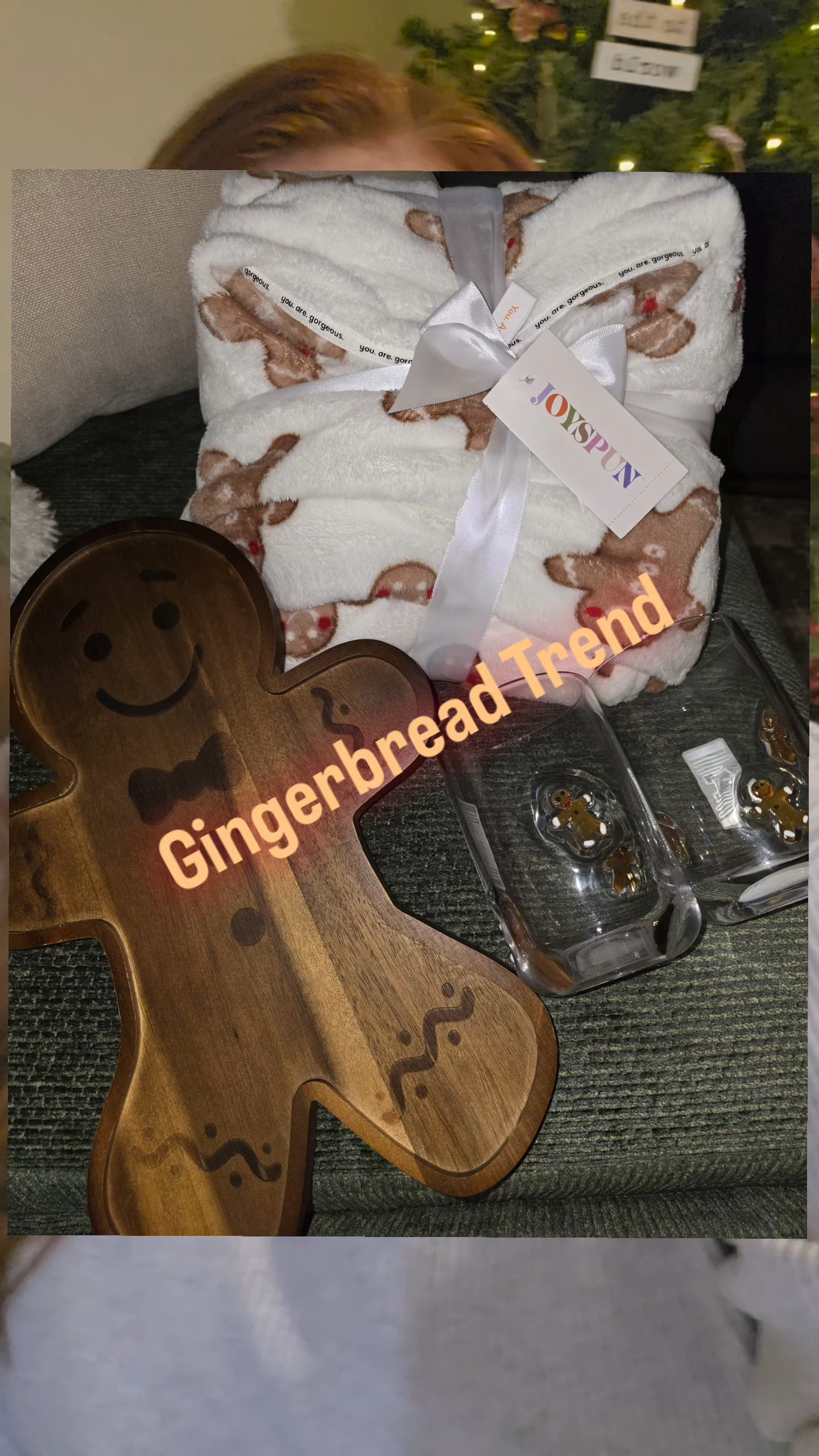 Gingerbread men are trending this year and I am here for it. I got these cozy fleece pajamas, cute serving/charcuterie board and drinking glasses all from Walmart and I am obsessed! How cute are they?? #gingerbread #walmartfinds #walmartpartner #walmartdeals #cozy pajamas #charcuterie 

#LTKGiftGuide #LTKHoliday #LTKstorytime