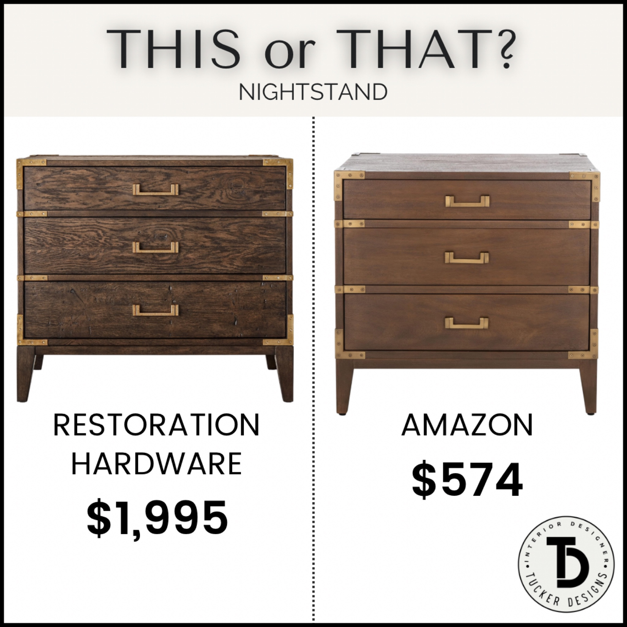 Save big time with this Restoration Hardware nightstand look-a-like!  

#restorationhardware #amazonfind #amazonhome #nightstand #amazonnightstand #budgetdecorating #budgetdecor #bedroomdecor

#LTKhome