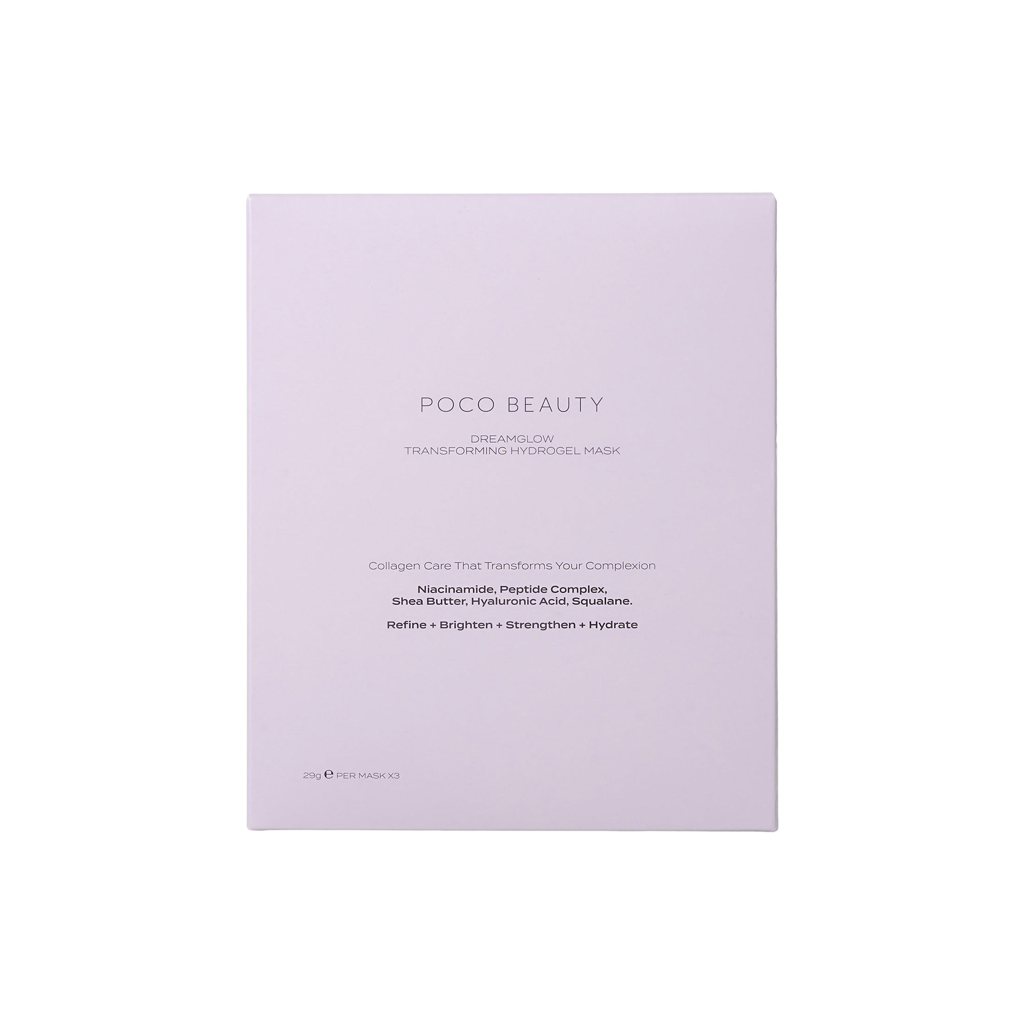 POCO BEAUTY Dreamglow Transforming Hydrogel Mask- Set of 3 - No Colour | Brown Thomas (IE)