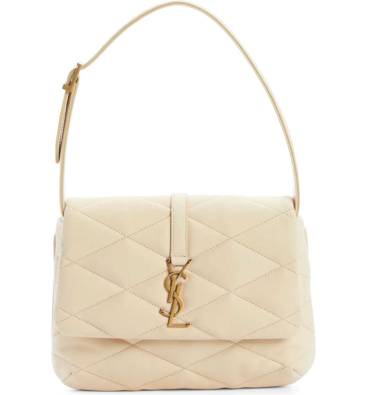 Le 57 Matelassé Quilted Suede Shoulder Bag | Nordstrom