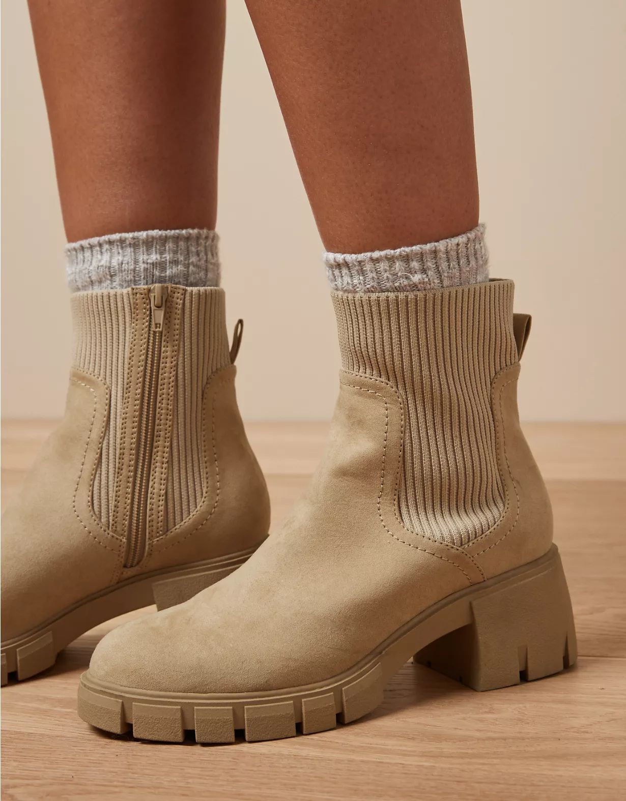 AE Knit Cuff Bootie | American Eagle Outfitters (US & CA)