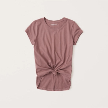 Knotted Crew Tee | Abercrombie & Fitch (US)