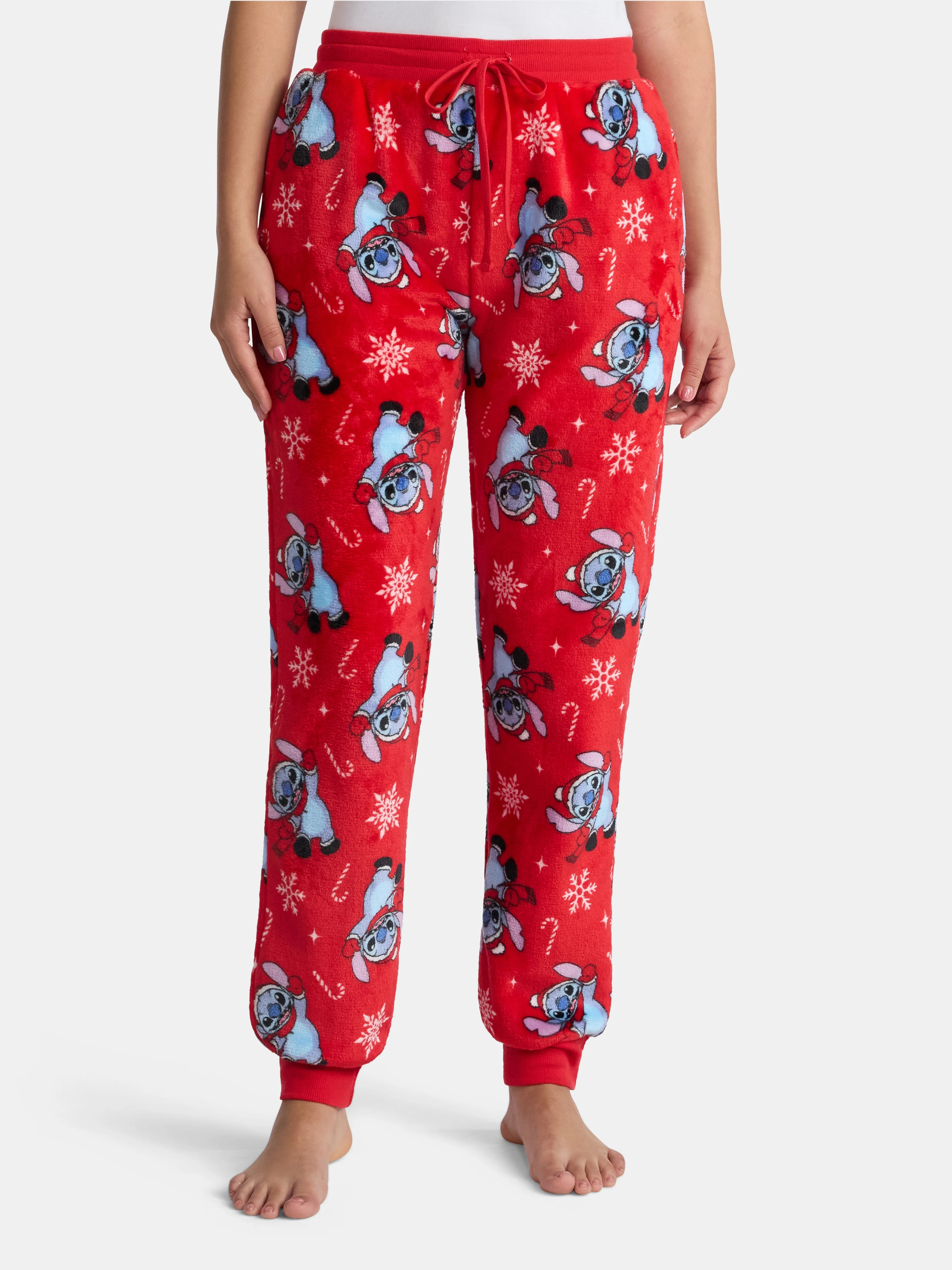 Stitch Women's Plush Holiday Joggers, Sizes XXS-2XL | Walmart (US)