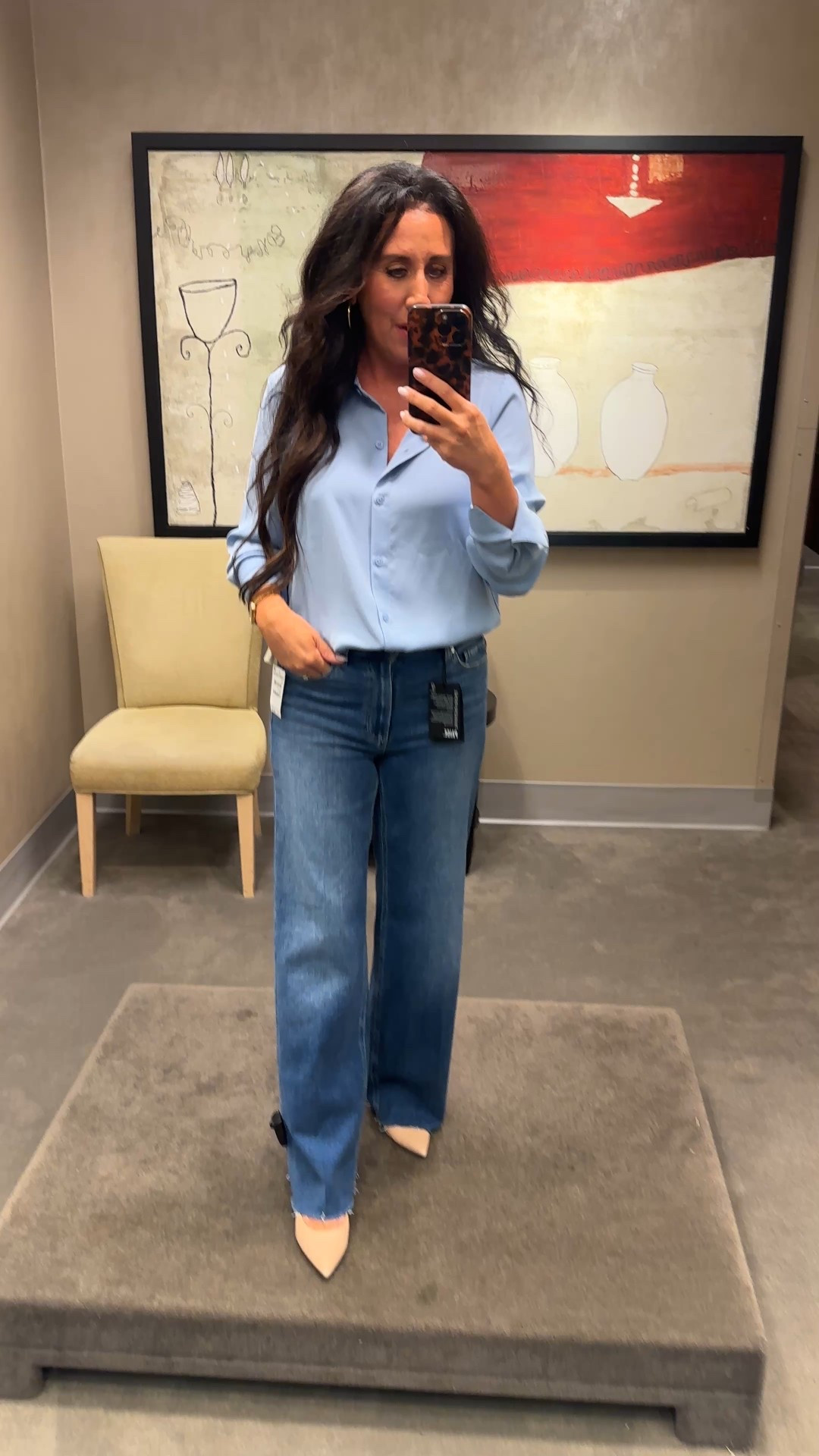  Halogen blouse & Paige denim
I’m in a 26 


#LTKSaleAlert