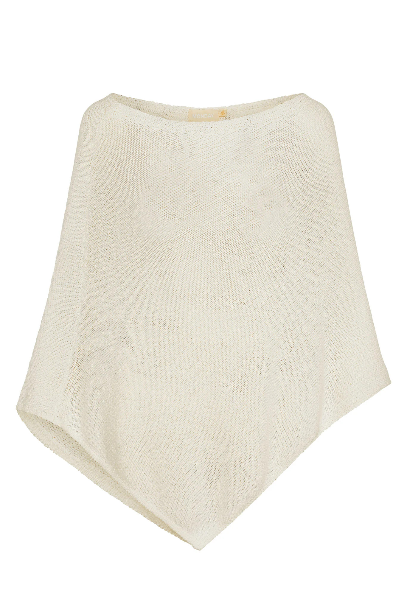 Dominica Poncho Open Knit - Ivory | Monday Swimwear