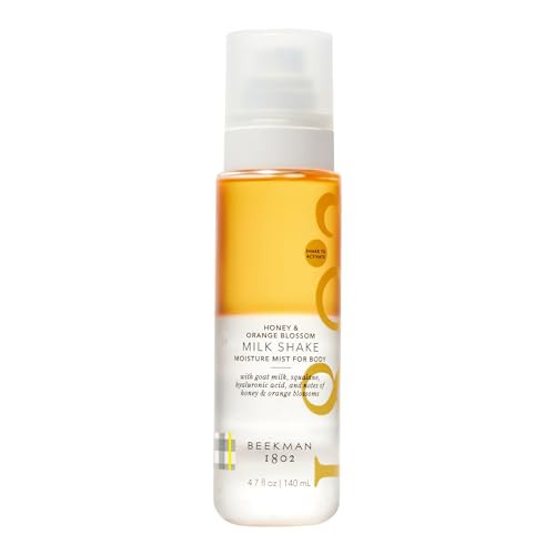 Beekman 1802 Milk Shake Body Mist - Honey & Orange Blossom 4.7 fl oz - Hyaluronic Acid, Jojoba Oil, Instantly Moisturizes, Hydrates & Softens, Good for Sensitive Skin, Cruelty Free | Amazon (US)
