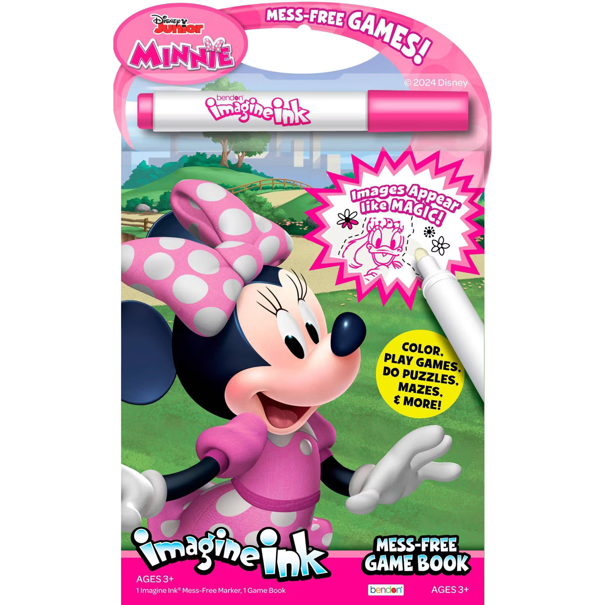 Minnie Mouse Imagine Ink Mess Free Game Book | Target