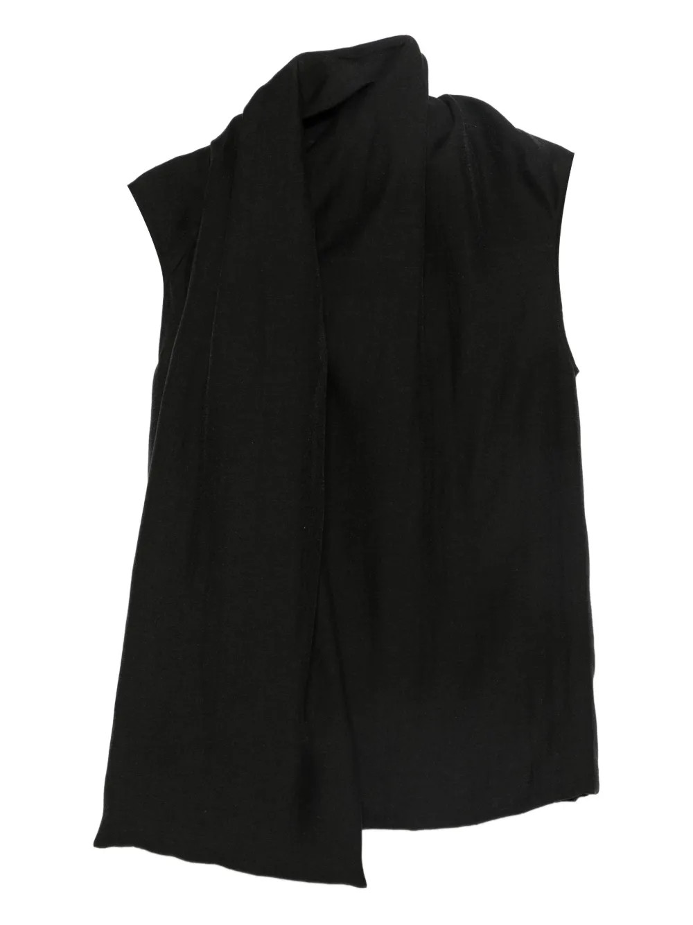 TOTEME attached-scarf Blouse | Black | FARFETCH UK | Farfetch Global