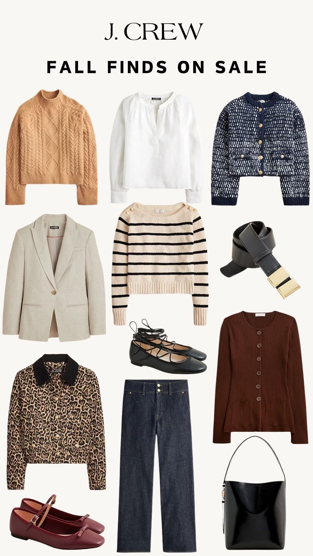 J.Crew Fall finds on sale!!



Sweaters - Jackets - Flats - Belts - Gold jewelry- J.crew - Fall clothing- Fall outfit inspo - Sale finds 

#LTKStyleTip #LTKSeasonal #LTKSaleAlert