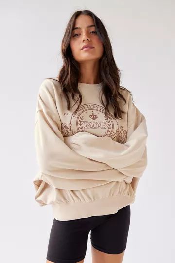 BDG Crest Pullover Sweatshirt | Urban Outfitters (US and RoW)