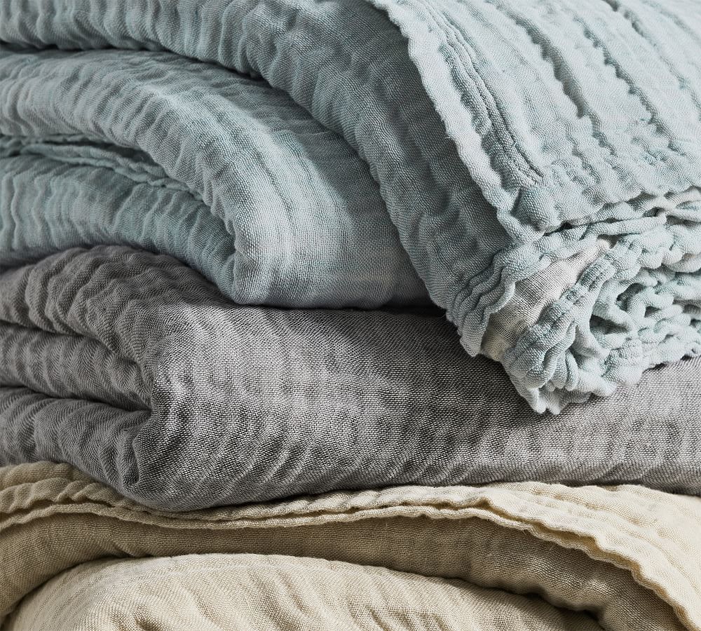 Cloud Linen Blanket | Pottery Barn (US)