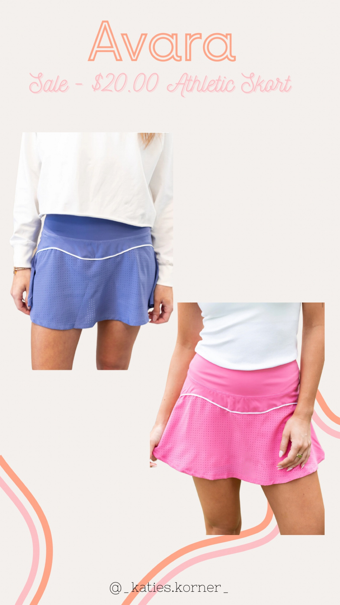 $20.00 adorable athletic skirts on sale for $20.00 (through 7/16) 💕

#LTKunder50 #LTKsalealert