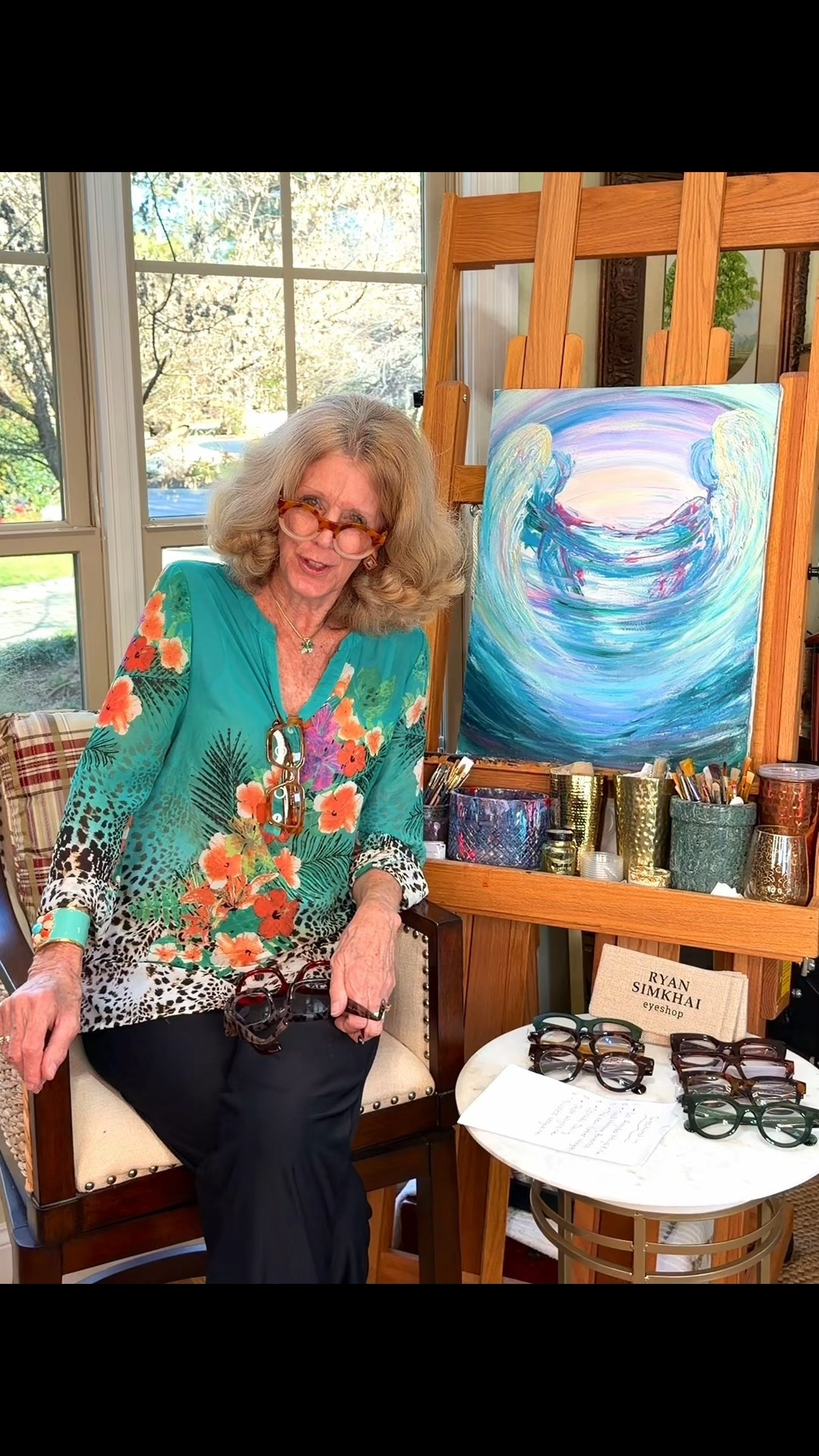 agewithstyle_ Do you wear readers? I have them in every room, in every color, all over everywhere!! BUT mine are boring, dull and definitely used! I didn't know about and just learned about these adorable @ryansimkhaieyeshop glasses and I'm not going back to old used and boring anymore! They're trending, chic reading glasses that help me see! #foryou #glasses #chic #style #fashionista #readingglasses 

#LTKOver40 #LTKselfcare #LTKootd