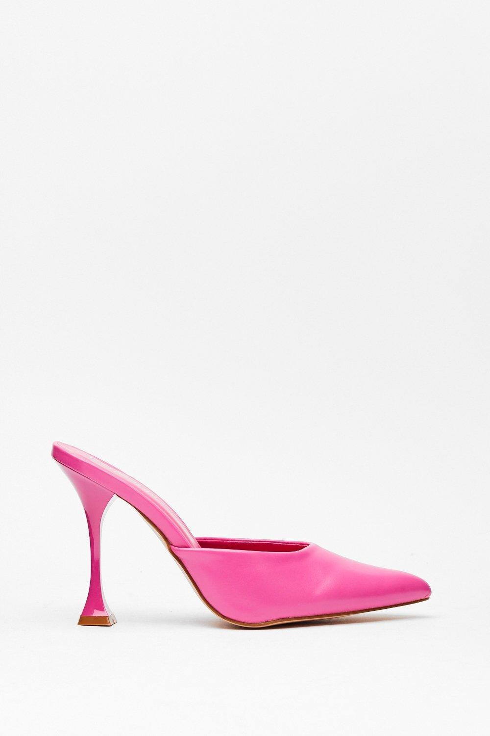 You've Made Your Point Faux Leather Stiletto Mules | NastyGal (US & CA)