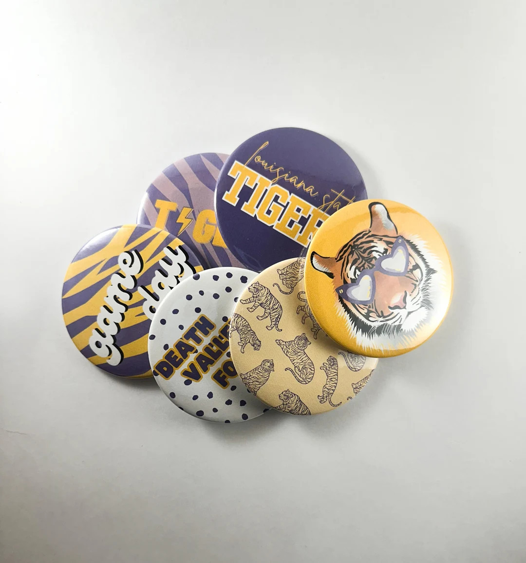 LSU Tigers Buttons - Etsy | Etsy (US)