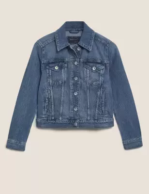 M&s girls best sale denim jacket