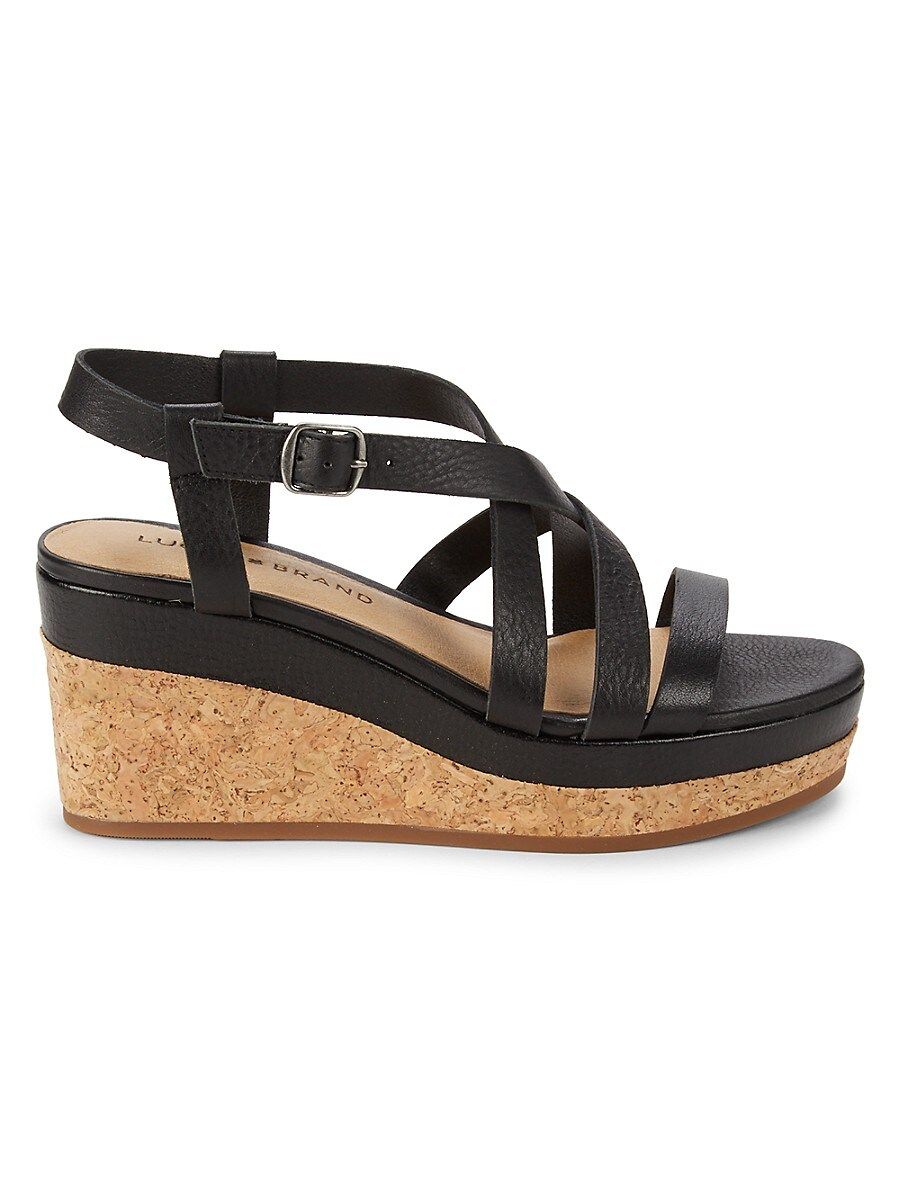 Lucky Brand Women's Batikah Wedge Sandals - Black - Size 10 | Saks Fifth Avenue OFF 5TH (Pmt risk)