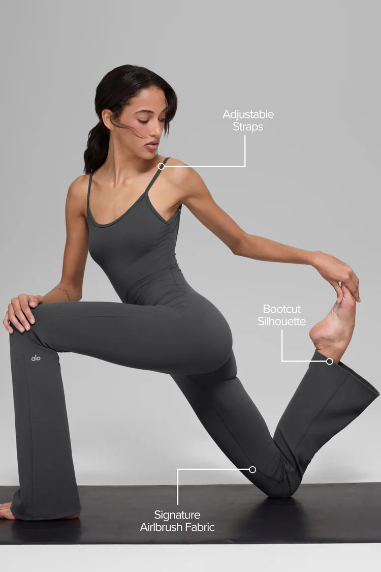 Airbrush Bootcut One And Done Onesie | Alo Yoga (US)