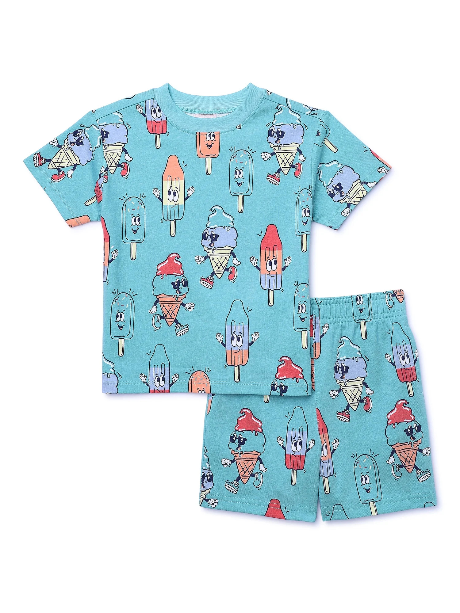 Garanimals Toddler Boy Print Jersey Outfit Set, Sizes 12M-5T | Walmart (US)