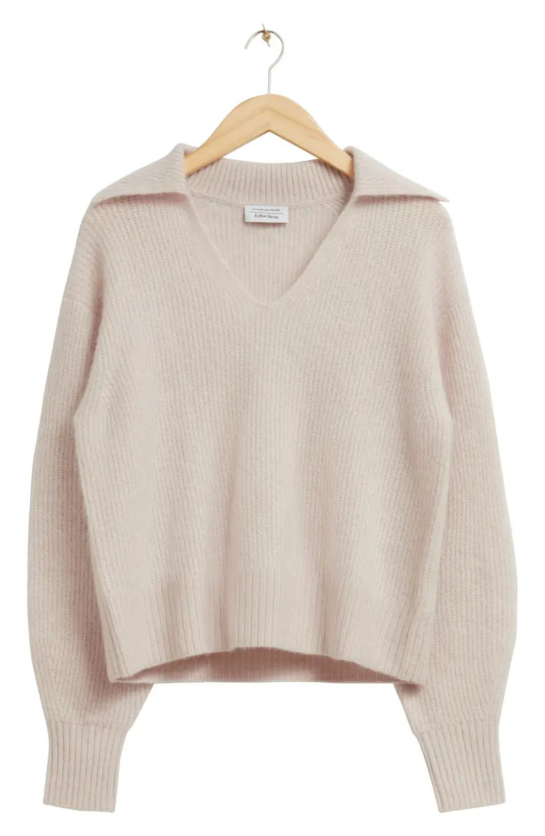 Wool & Mohair Blend Sweater | Nordstrom
