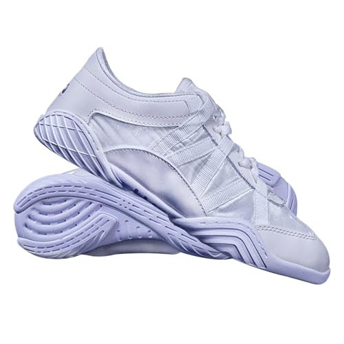 Nfinity Evolution White Cheer Shoes for Youth Girls – Breathable, High-Performance Sneakers for Cheerleading and Sports – Lightweight & Built to Last | Amazon (US)