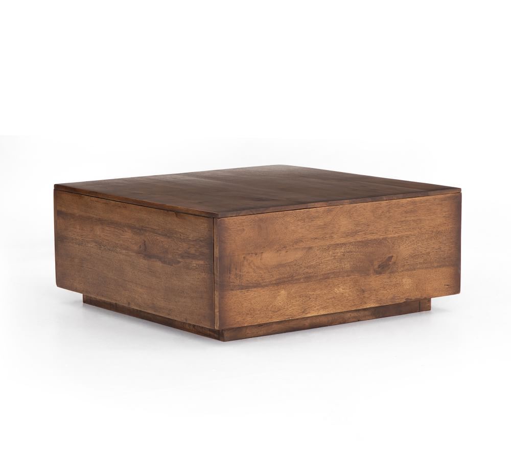 Parkview Reclaimed Wood Coffee Table with Drawer, 36&amp;quot;L | Pottery Barn (US)
