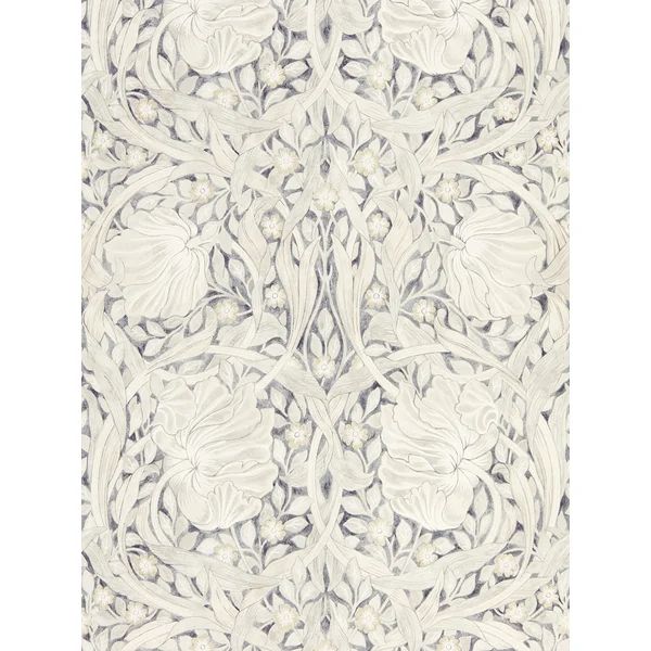 Pure Pimpernel Floral Metallic Wallpaper Roll | Wayfair North America