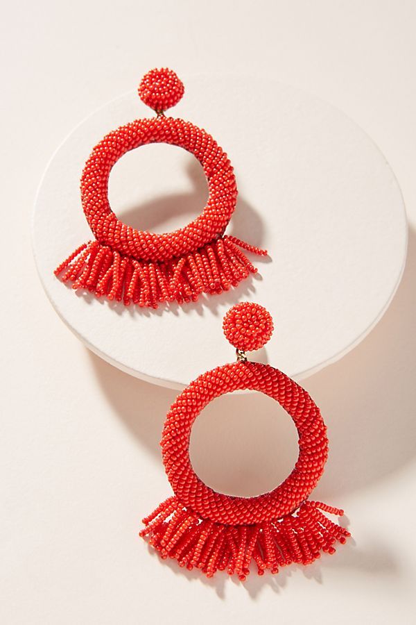 Beaded Rooney Drop Earrings | Anthropologie (US)