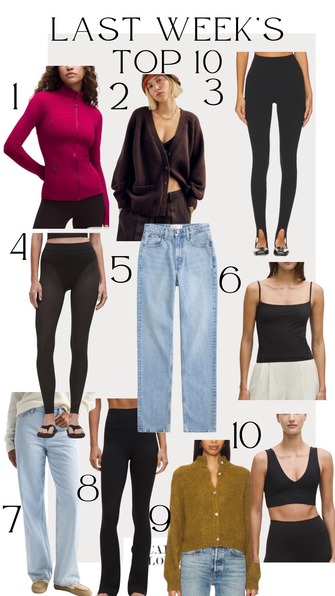 Last week’s best sellers 🫶🏻

#LTKmomlife #LTKFindsUnder100 #LTKootd