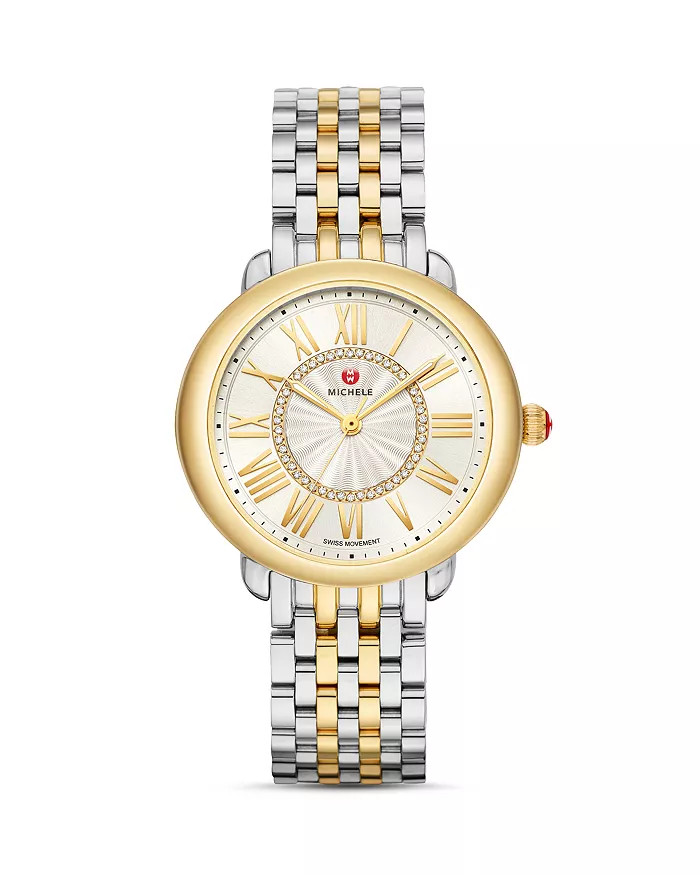 Serein Mid Two-Tone Diamond Watch, 37mm | Bloomingdale's (US)