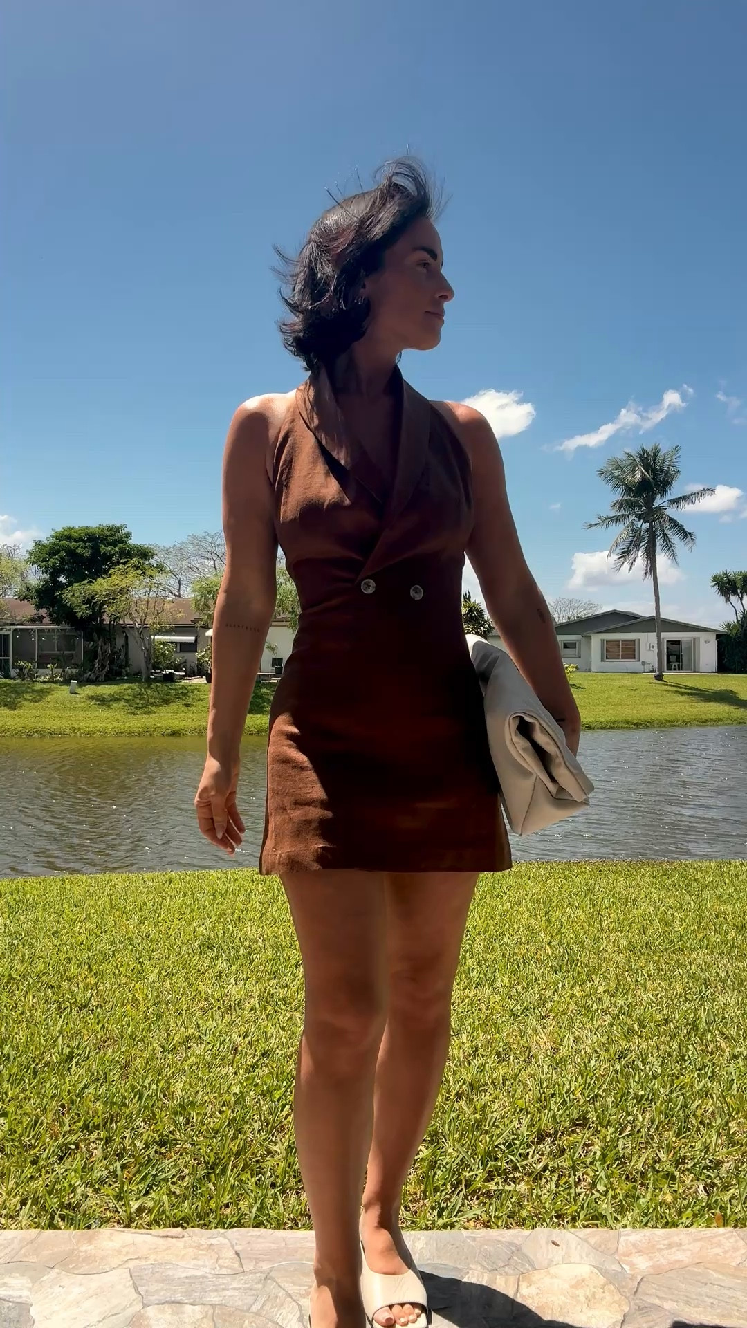 Wearing an xxs in dress 

#LTKootd #LTKPetite