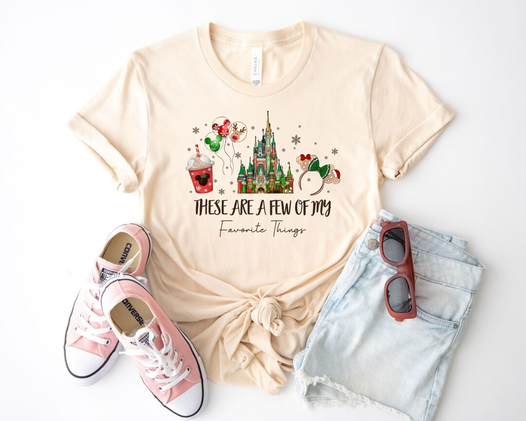 These Are a Few of My Favorite Things Disney Christmas Shirt - Etsy | Etsy (US)