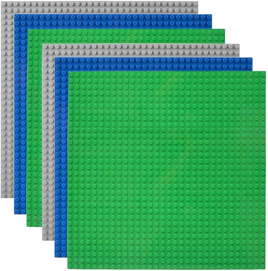 Lekebaby Classic Baseplates Building Base Plates for Building Bricks 100% Compatible with Major B... | Amazon (US)