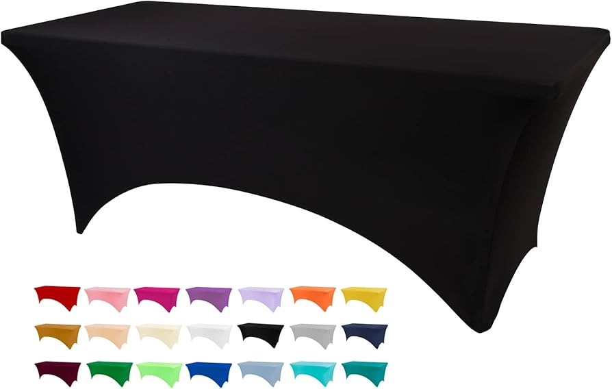 Mantel ajustable para mesas rectangulares, manteles para fiestas, bodas, banquetes y festivales (... | Amazon (US)