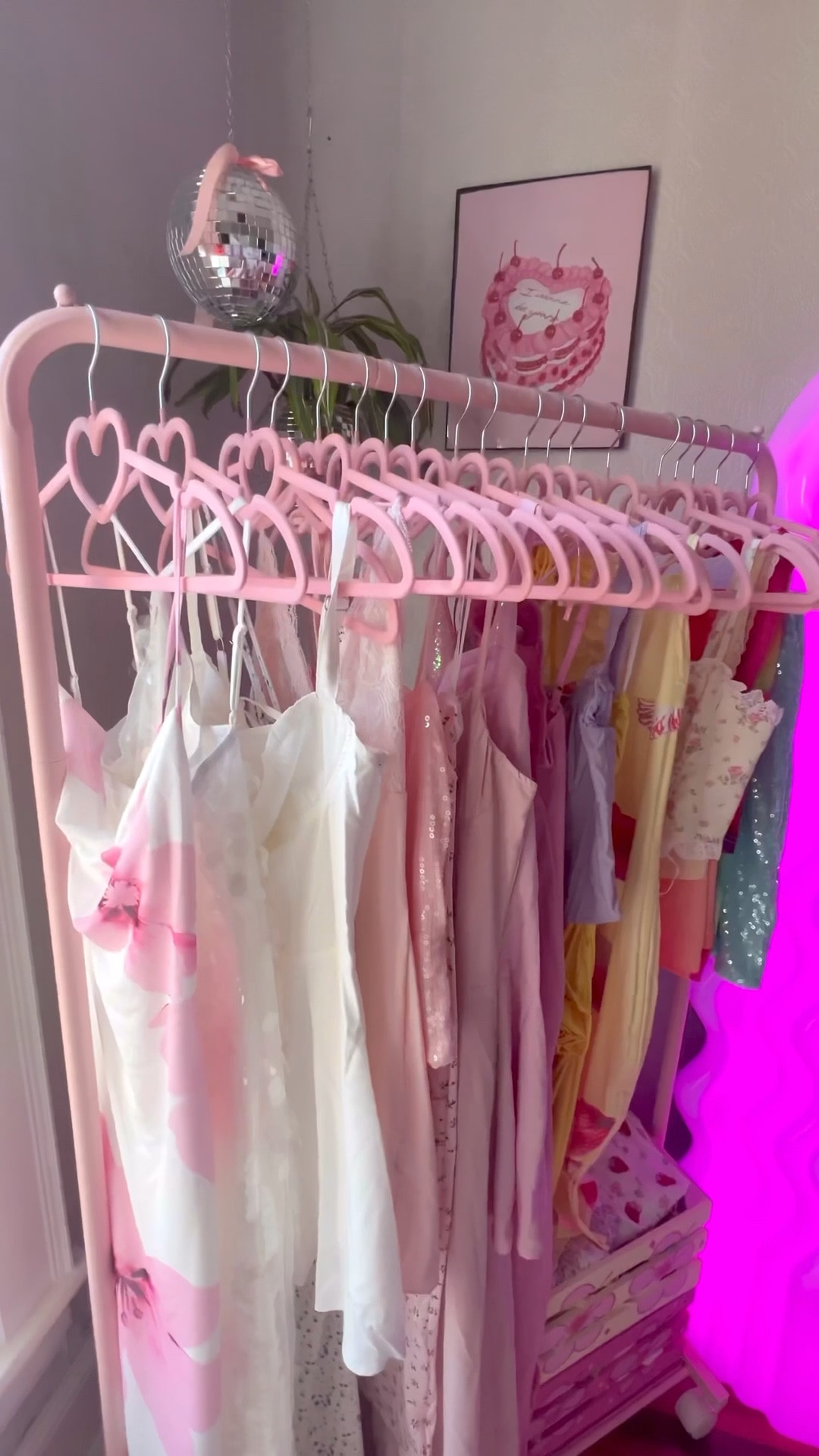 Pink Clothes Rack + Hangers

#LTKStyleTip #LTKFindsUnder50 #LTKHome