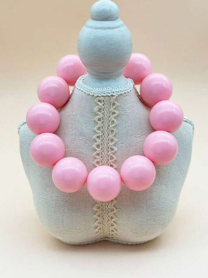 1 stuk Bohemian oversized kralenketting, overdreven minimalistisch ontwerp voor vrouwen, feesten ... | SHEIN