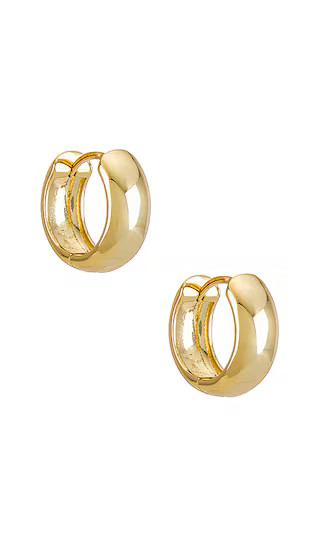 Monaco Huggies in Gold | Revolve Clothing (Global)