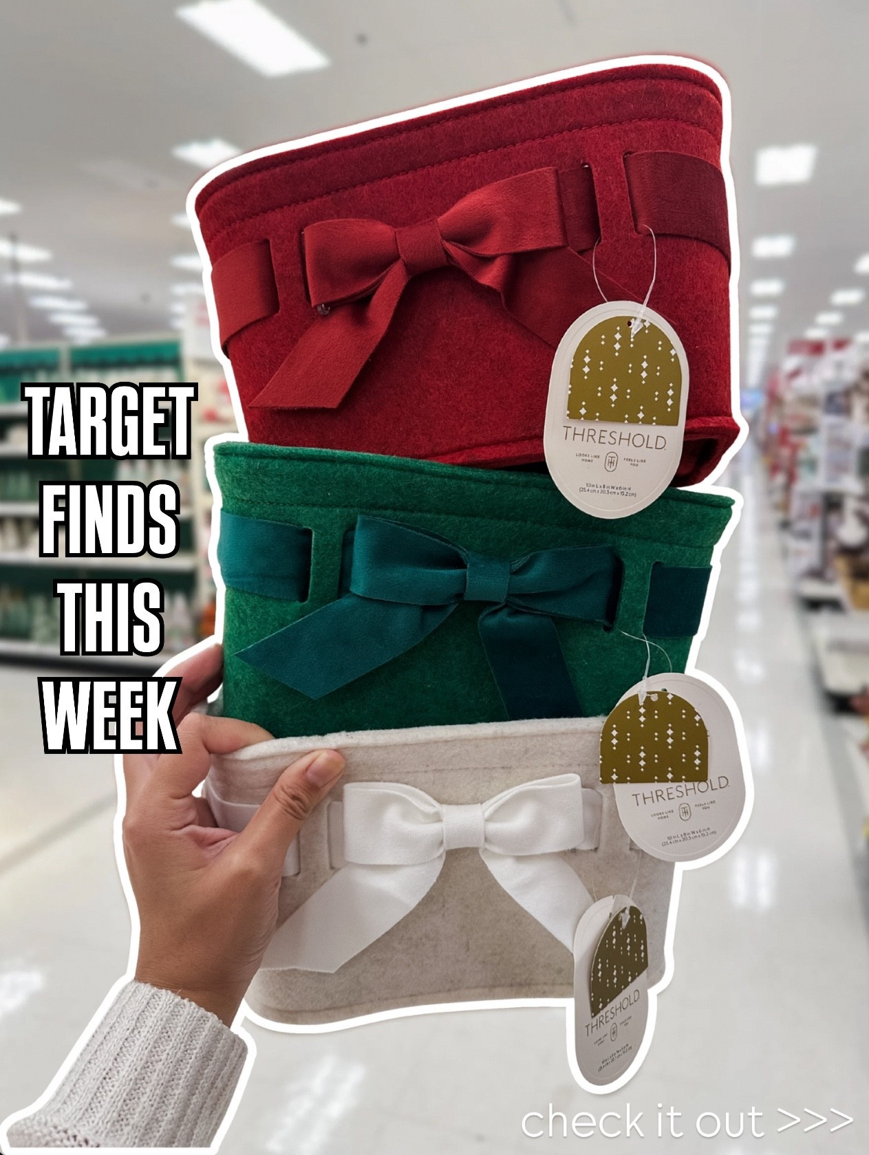 Target finds this week 🎯 Lots of cozies, outfits and holiday finds 🎅🏼🎄🎁 Everything is pretty much available online except for the satin shorts and xmas cards! 30-40% OFF on a few things! Linking it all for you guys ✨

#LTKGiftGuide #LTKStyleTip #LTKHoliday