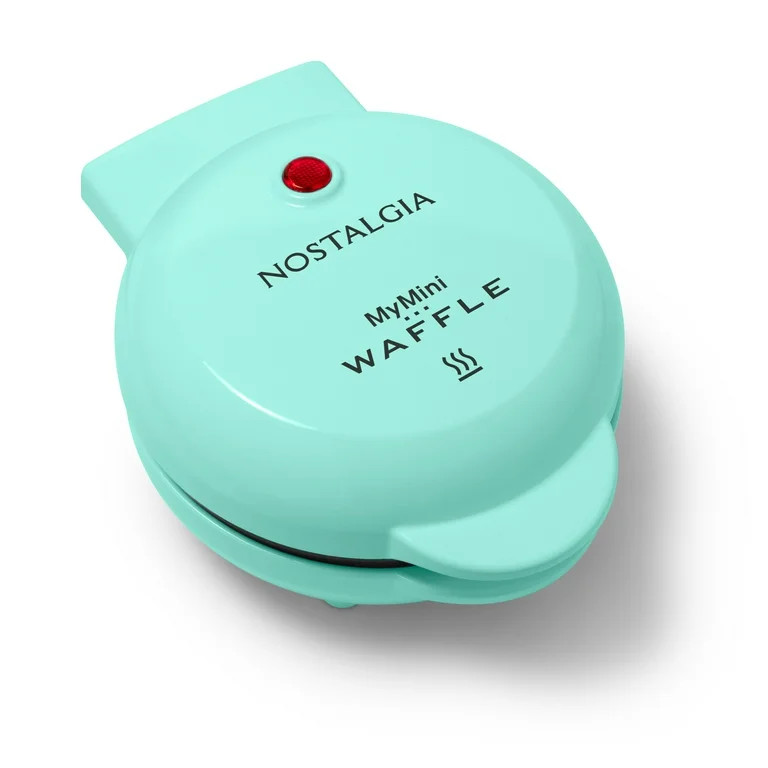 Nostalgia MyMini Waffle Maker, Teal | Walmart (US)