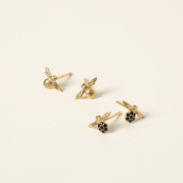 Benevolent Bee Stud Earrings | UncommonGoods